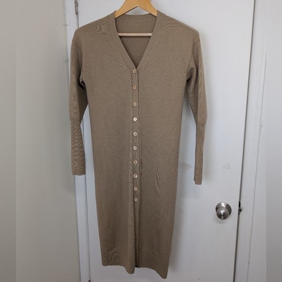 ARITZIA TAN *UTOPIA * DRESS - Picture 2 of 5